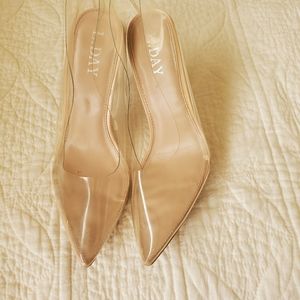 Size 10 clear heels